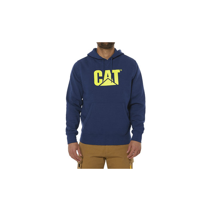 Caterpillar Men's Foundation Hooded Sweatshirt Jackets Blue CAT-53869